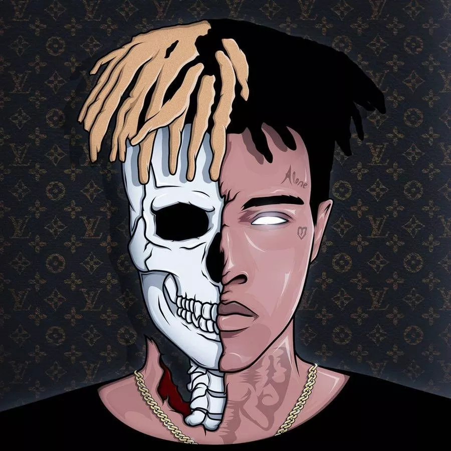 Xxxtentacion Anime Cartoon Skeleton