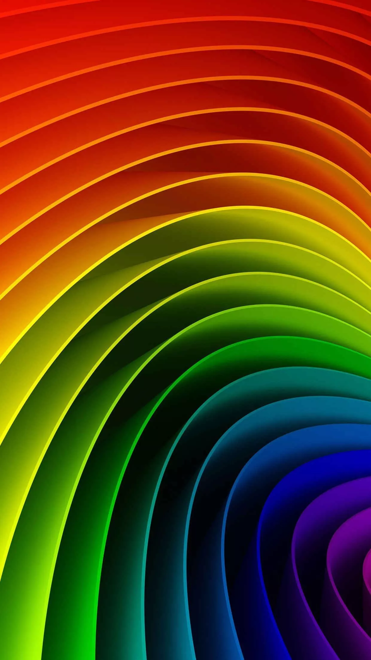 Rainbow Colored Wallpaper