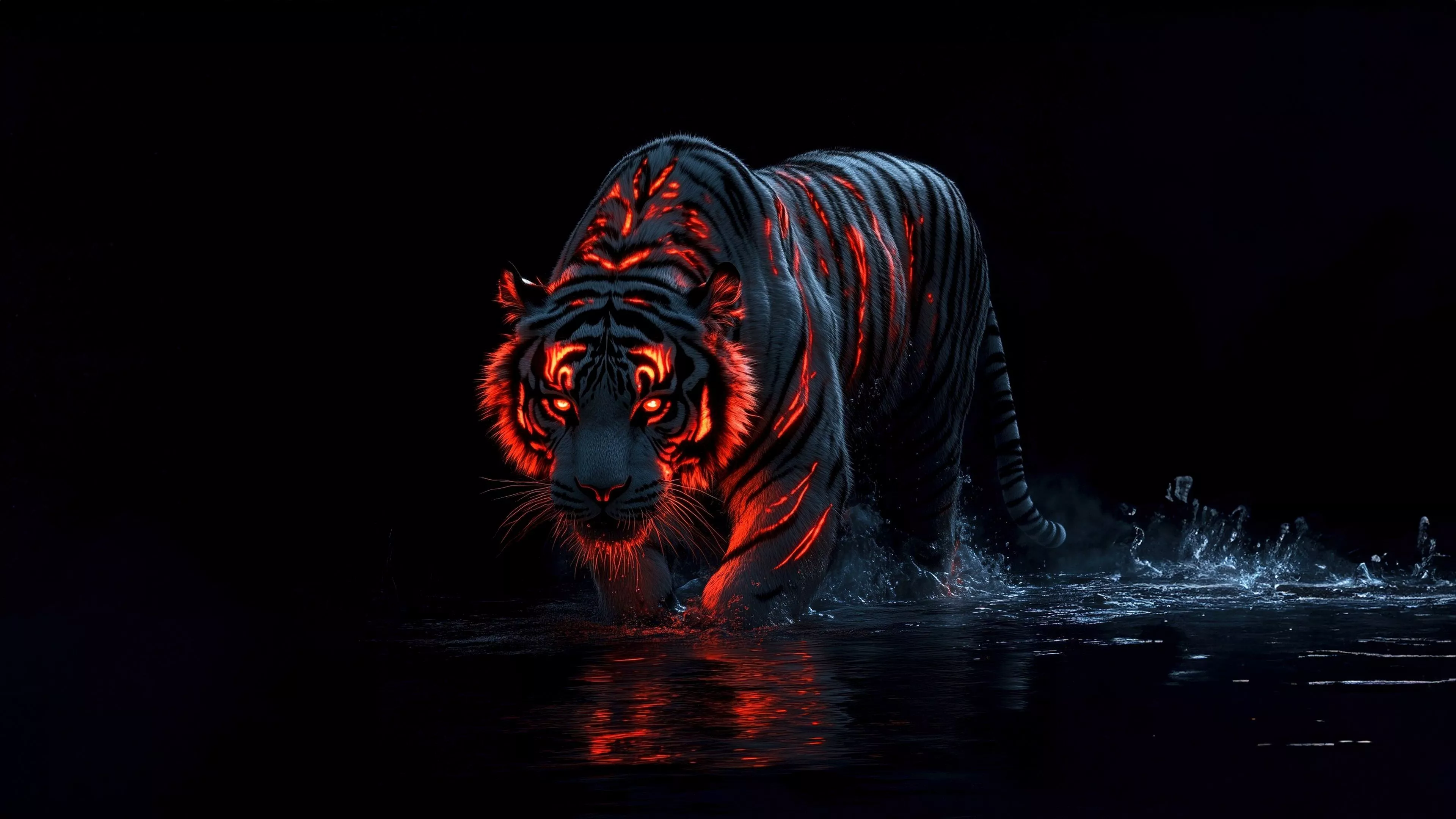 Tiger Dope 4K Wallpaper
