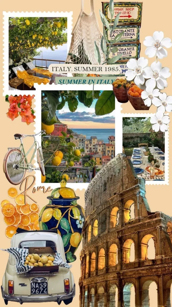 Italy summer, Hippie wallpaper