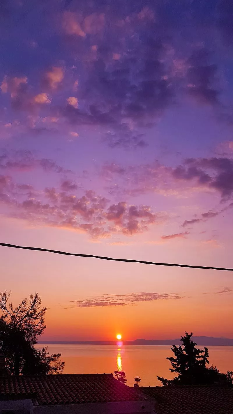 Colourful morning, holiday, orange