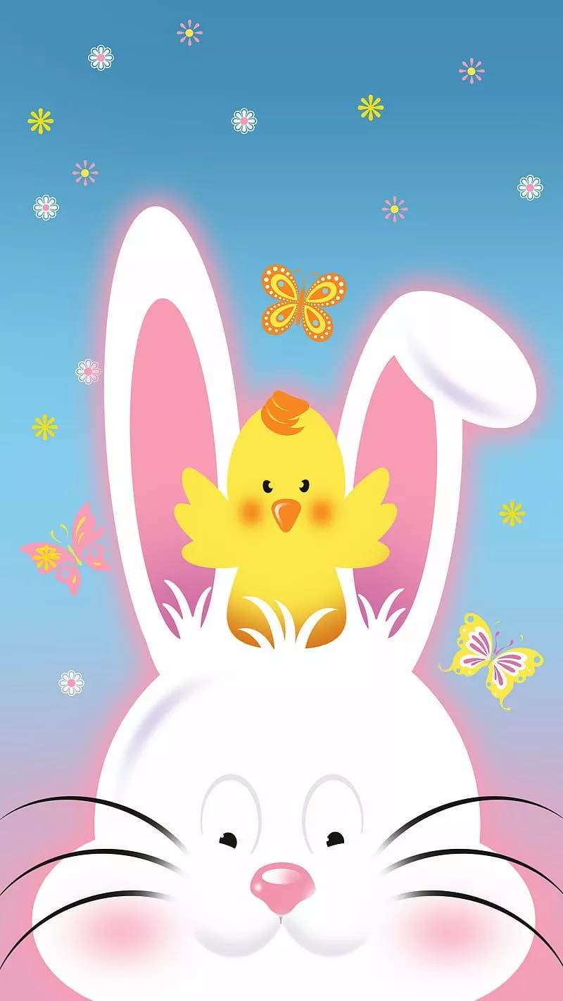 Easter Bunny & Chick, Easter, Fenrir