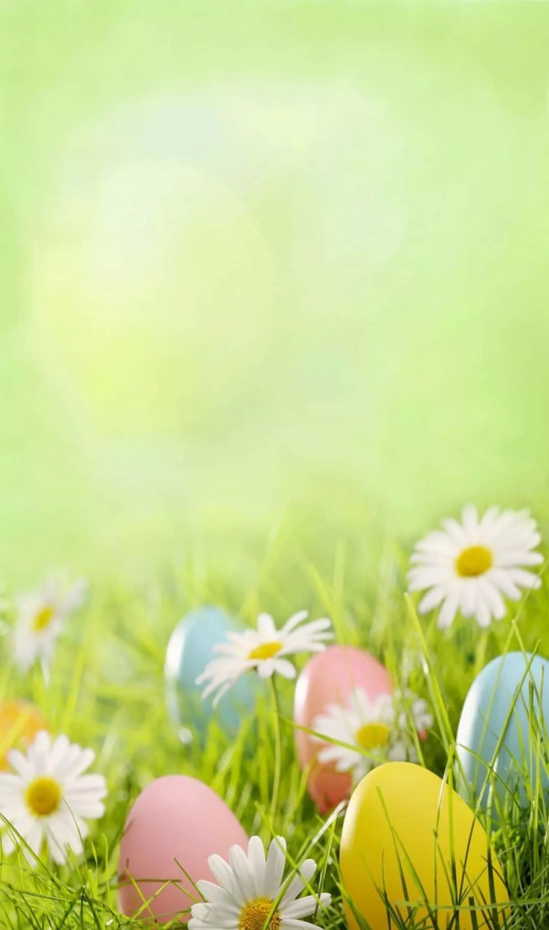 Download Cute Easter iPhone With Eggs