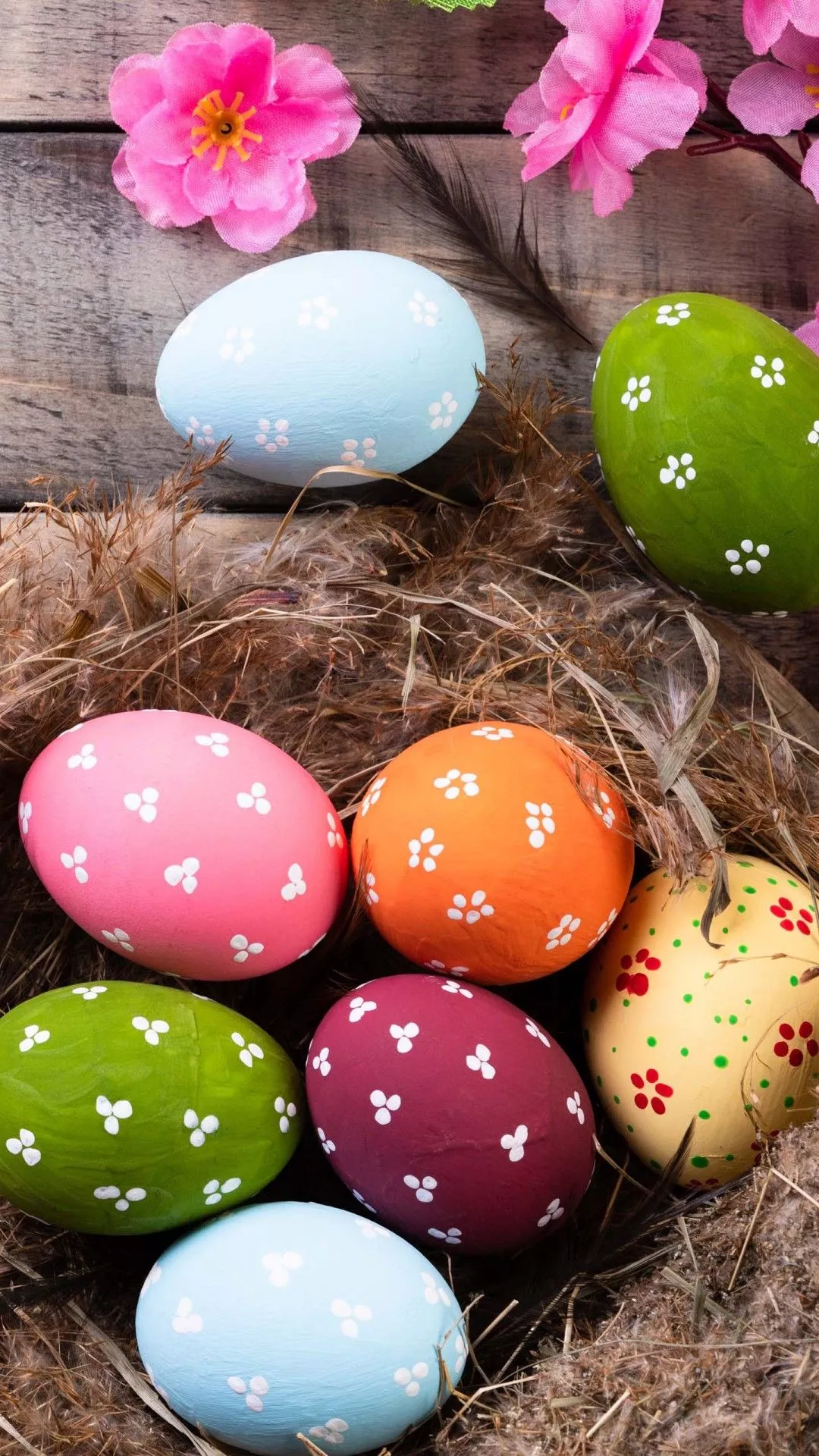 Colorful Design Paint Art Easter Eggs
