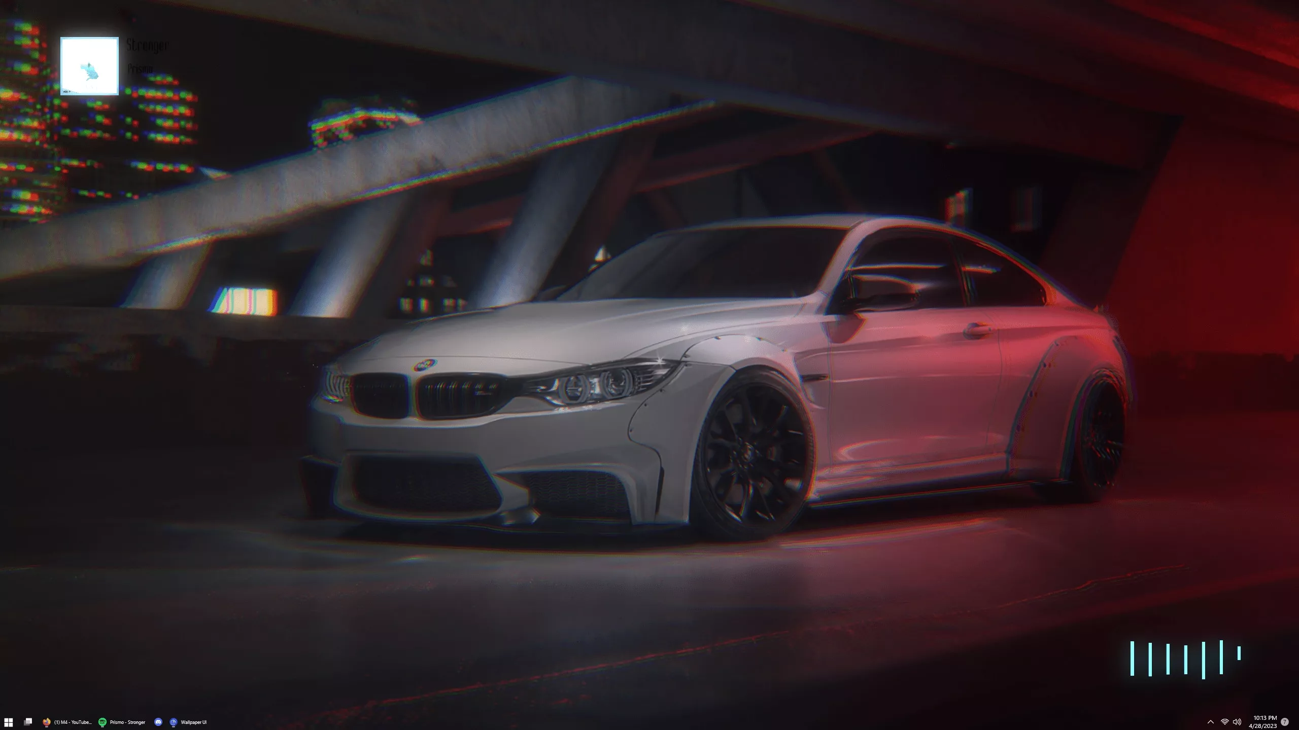 Live wallpaper White BMW M4 download