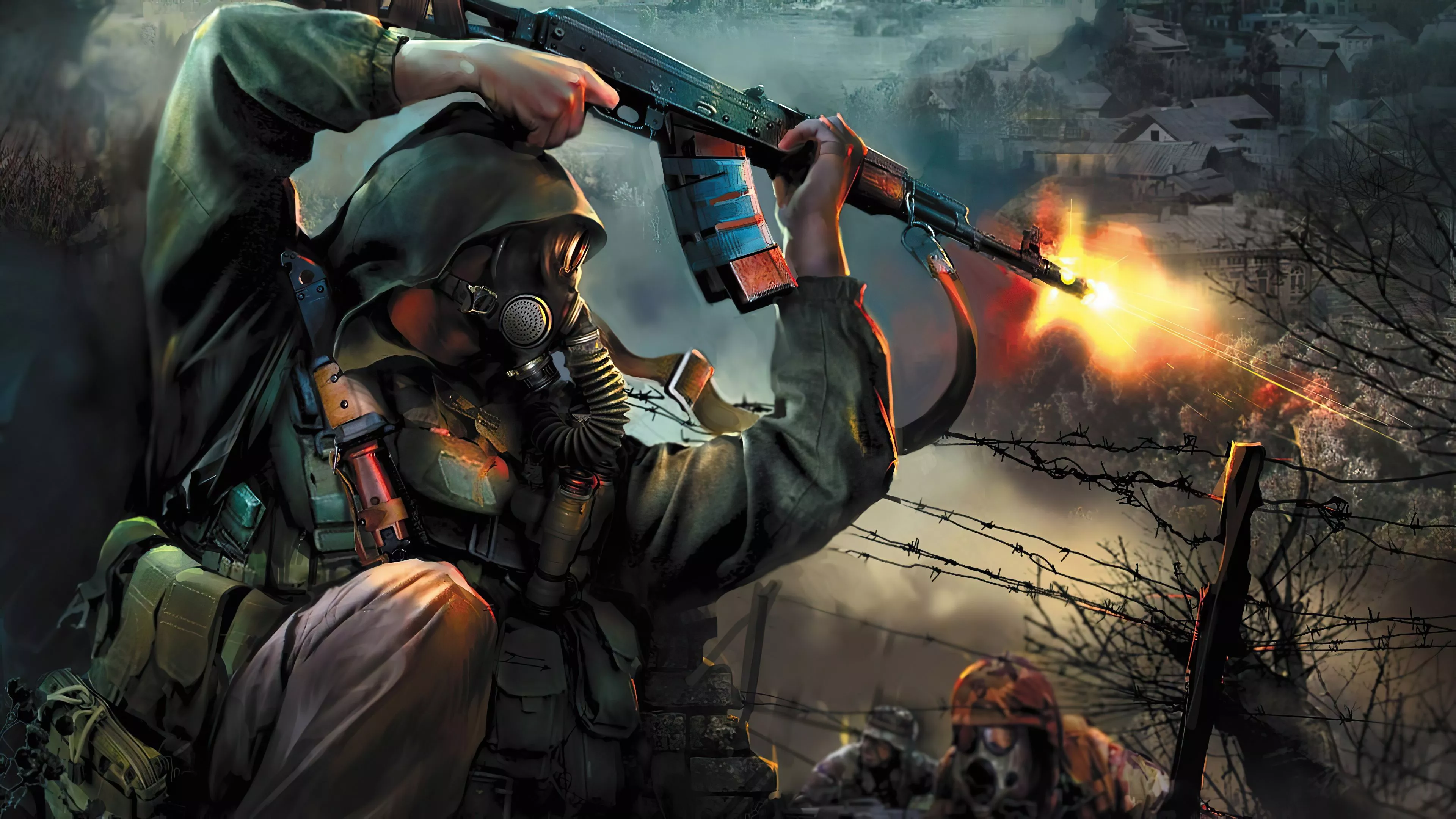 Mask Man Army Solider Wallpaper, HD