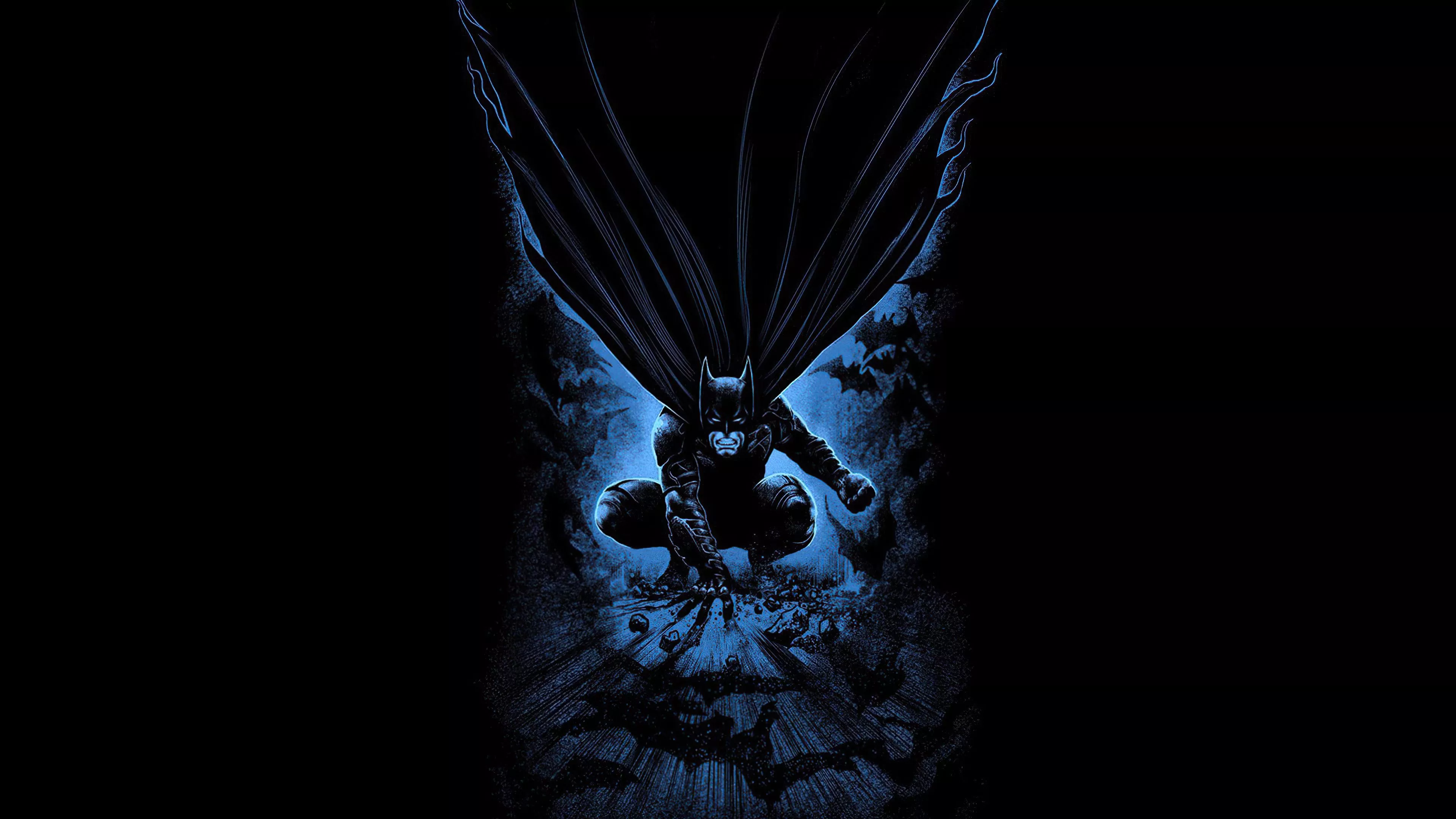 Dark Batman Art Wallpaper, HD