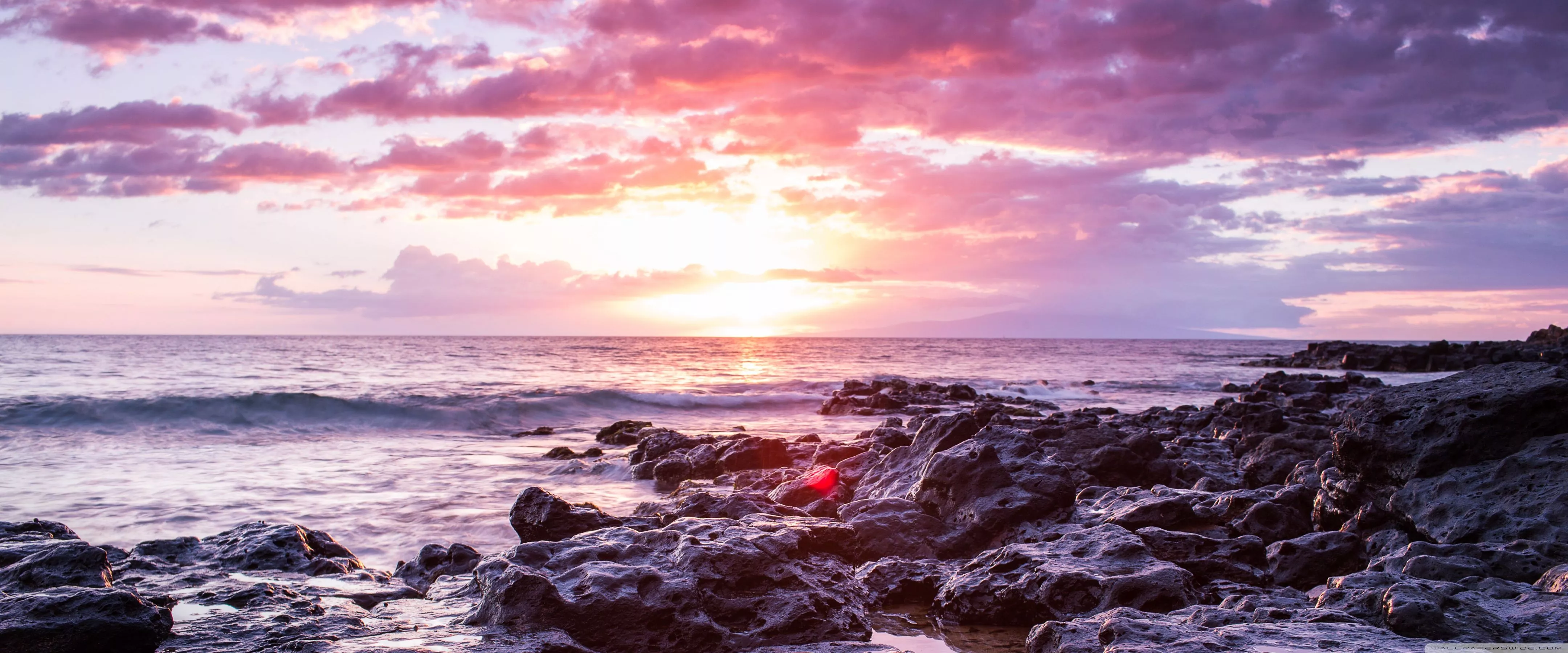 Maui Sunset Beach Ultra HD Wallpaper