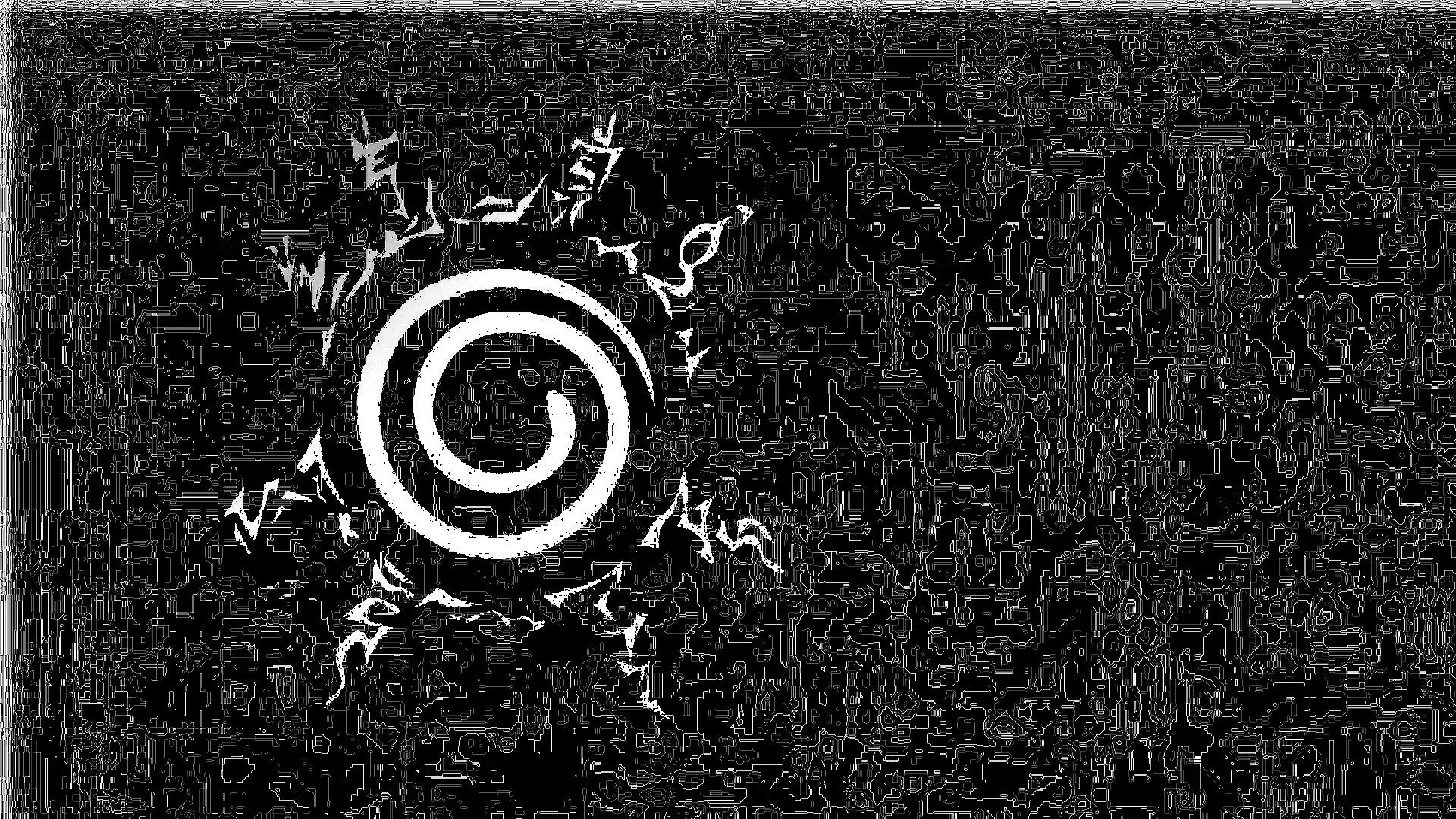 Download Black & White Eight Trigrams Sealing Style Anime Naruto Black And White Anime HD Wallpaper