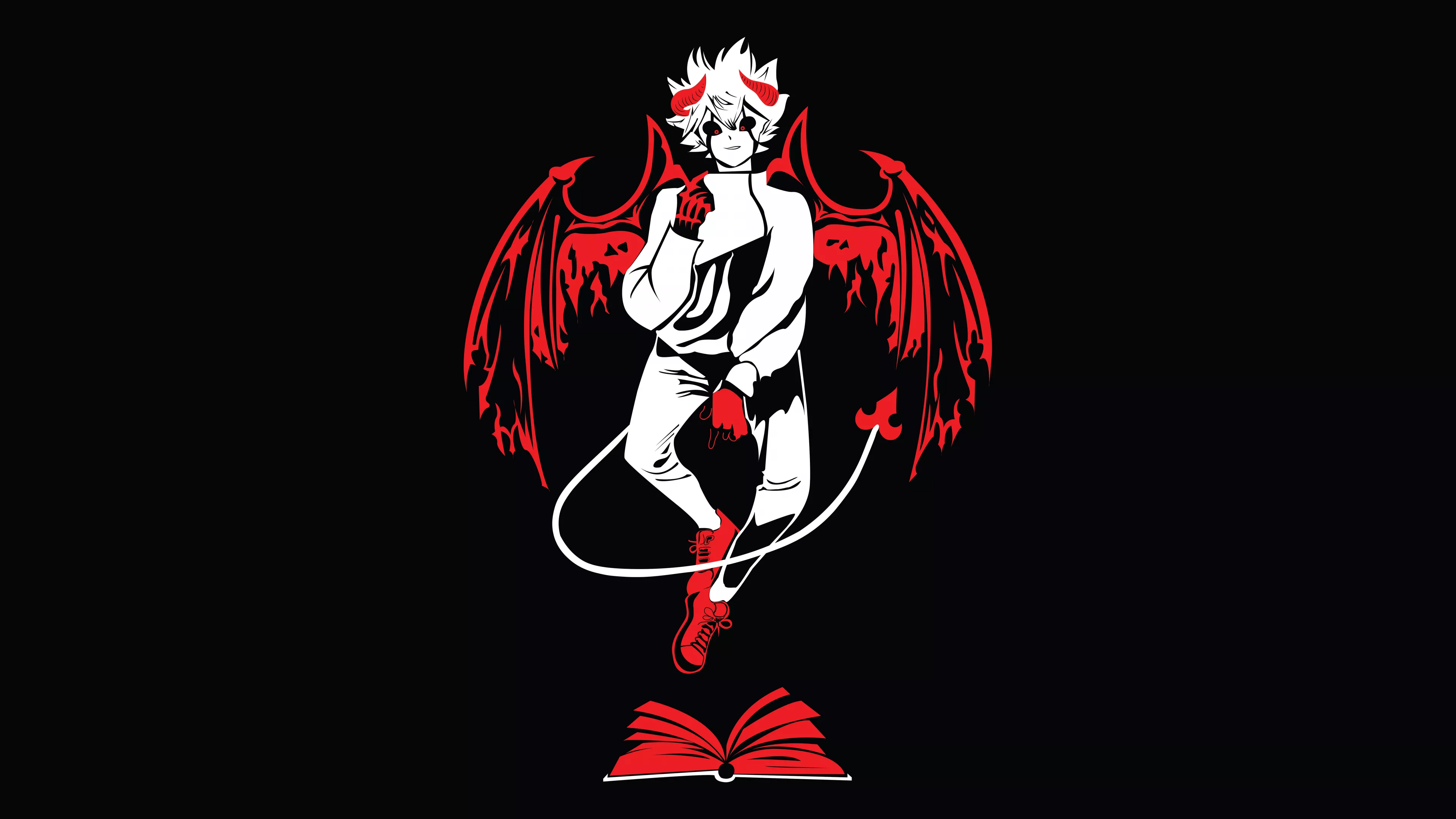 Black Clover Wallpaper 4K, Liebe, Black