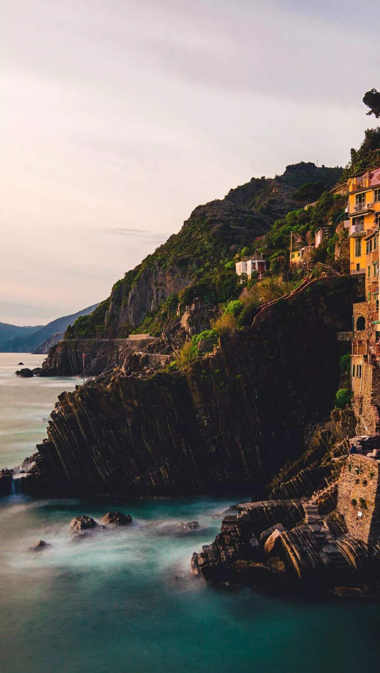 Riomaggiore Landscape Scenery 4K