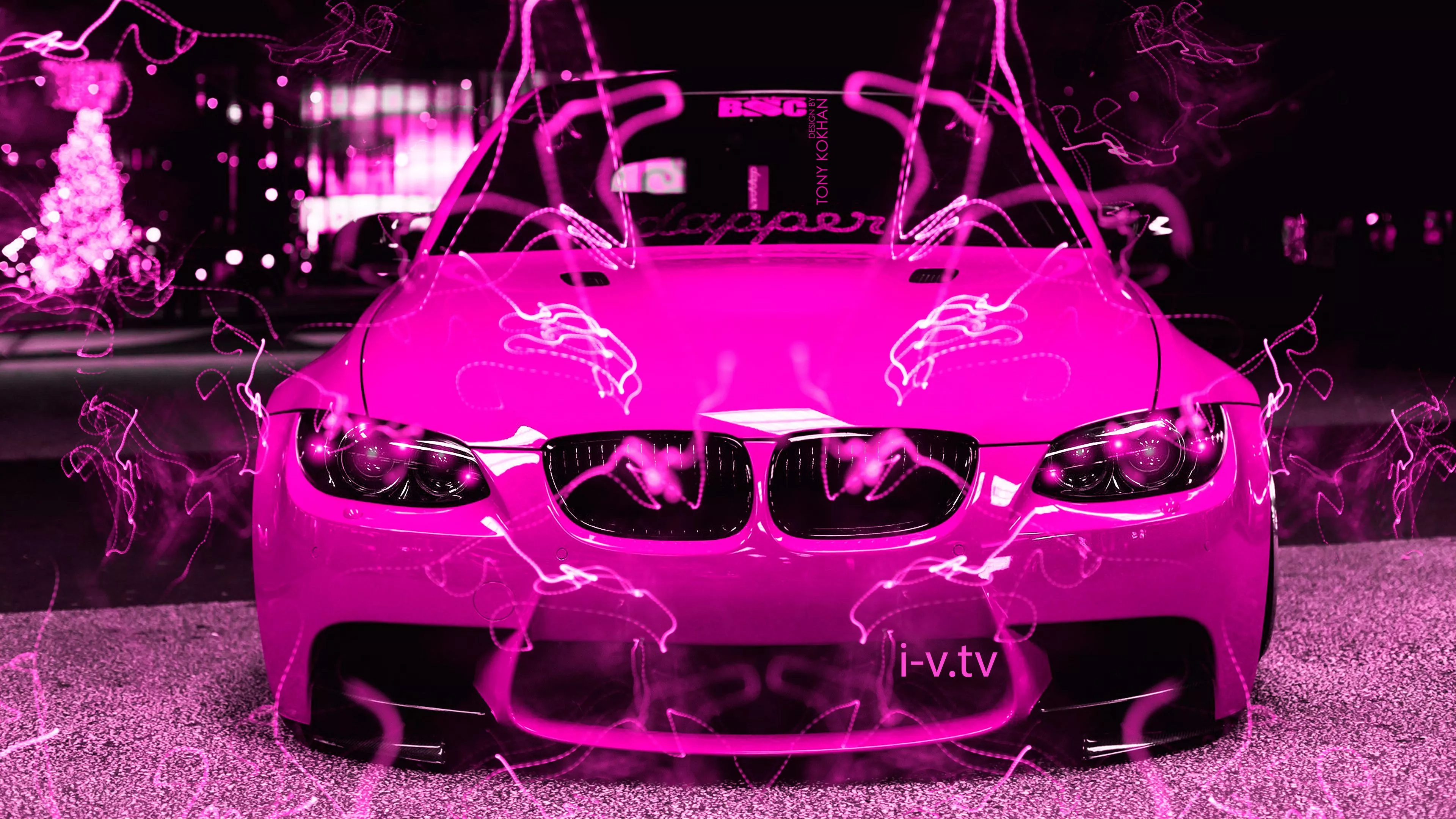 Pink Cars Wallpaper