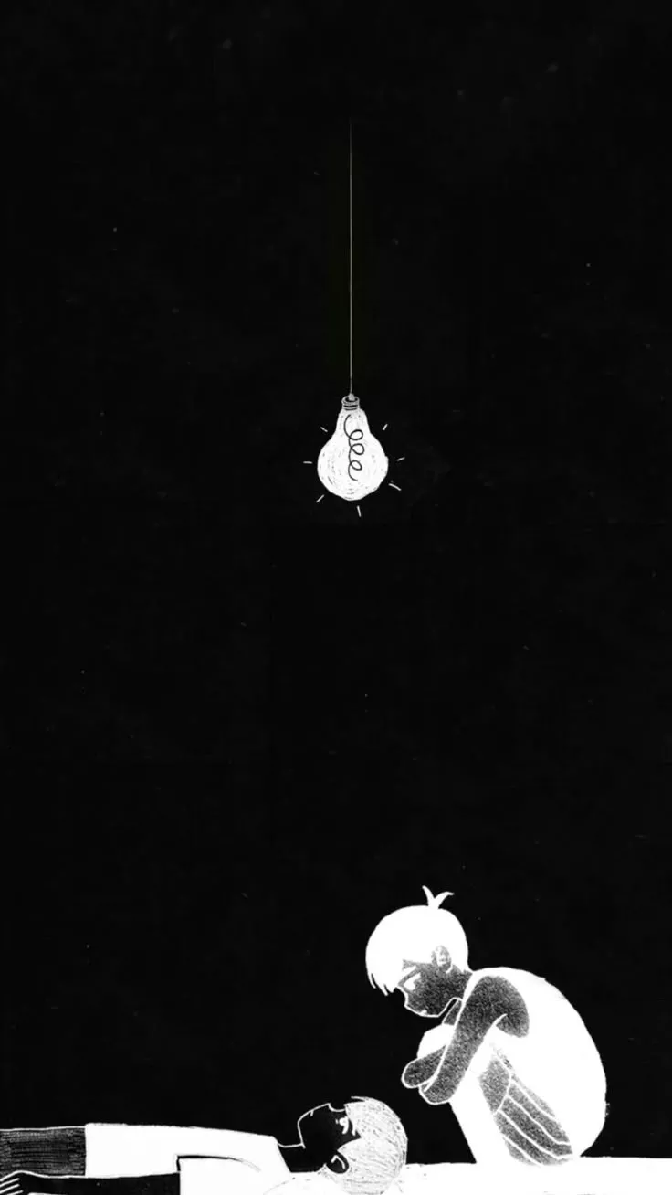 Omori black space wallpaper