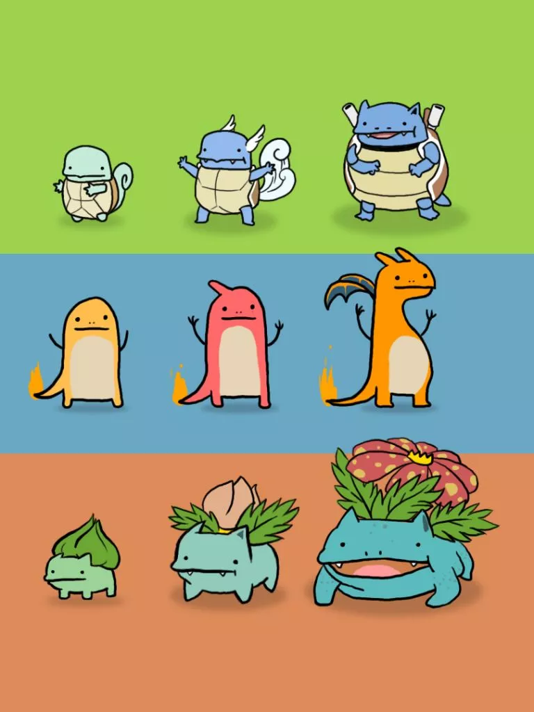 Download Starter Pokemon wallpaper