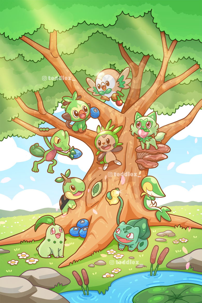 Grass Type Pokemon Wallpaper's Ko Fi Shop