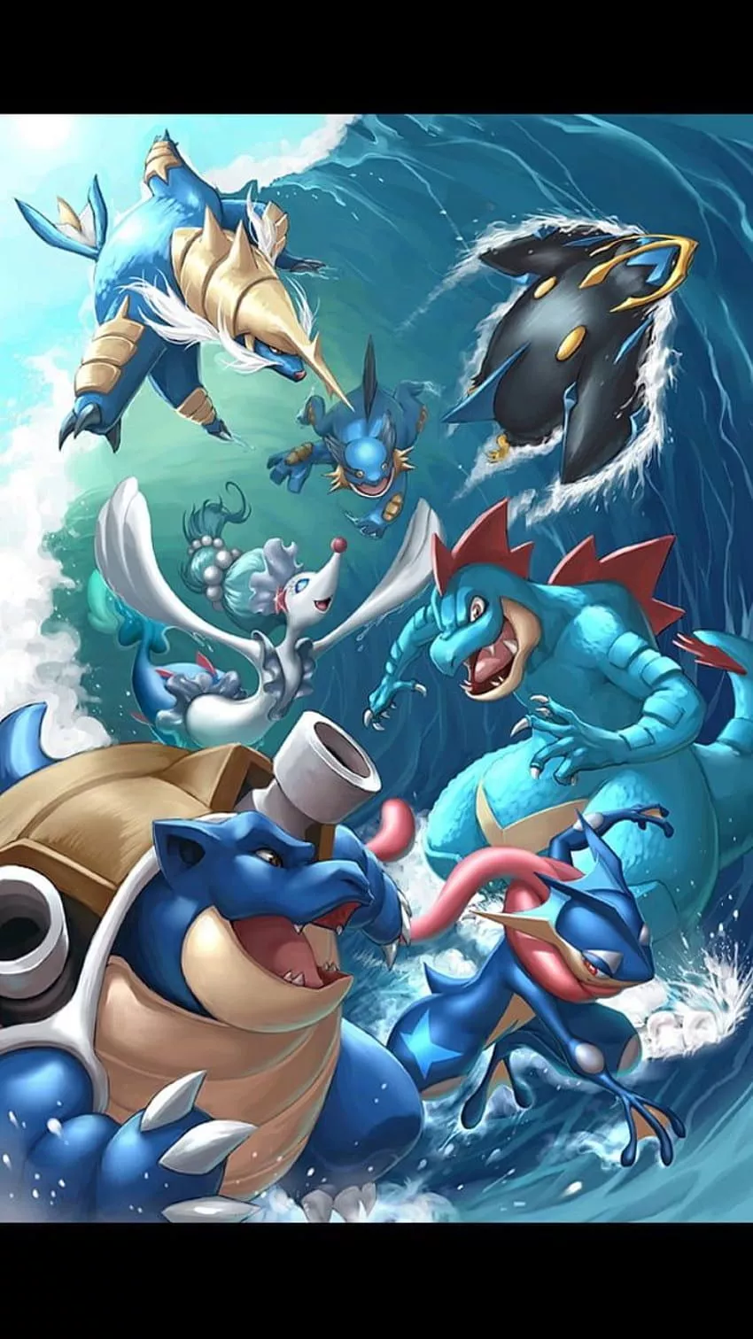 The of the water starters, pokemon