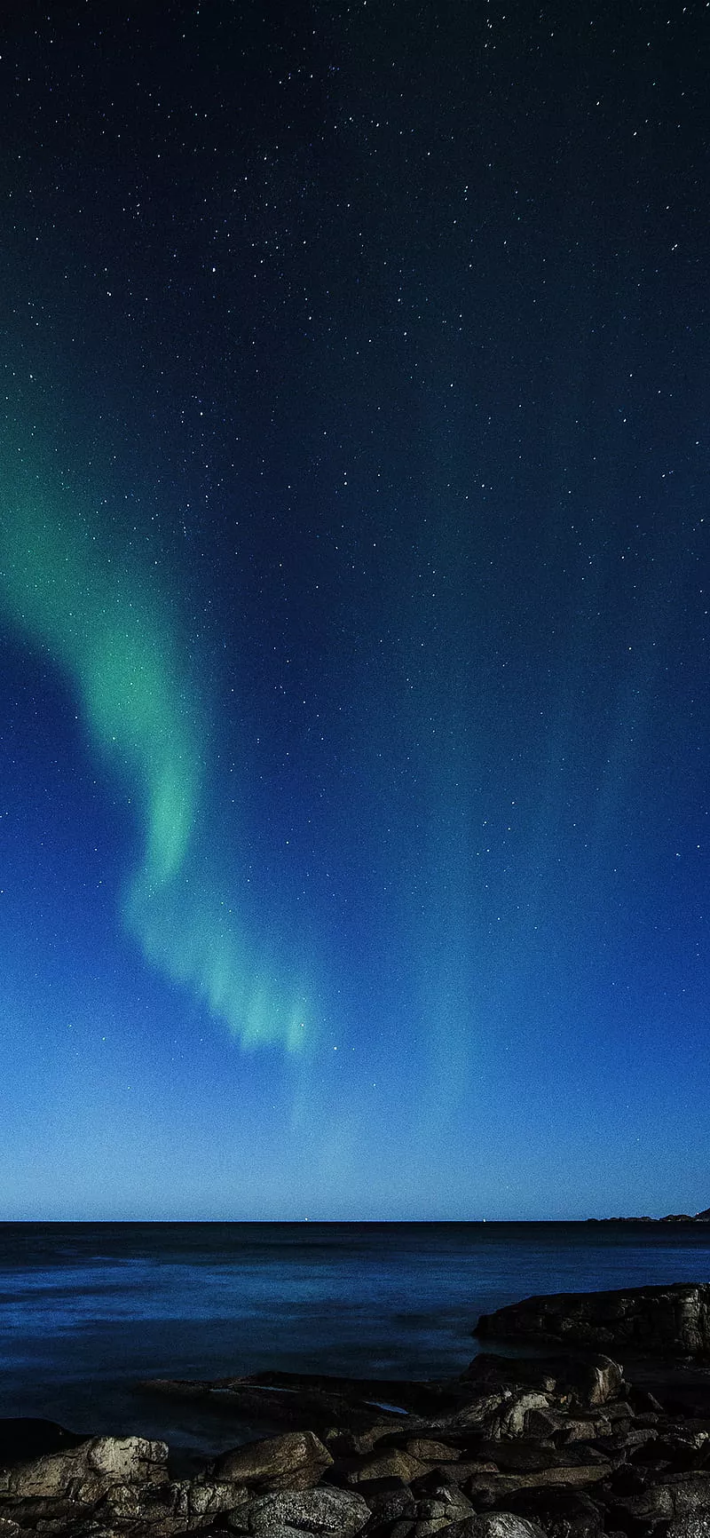 IPhone11. aurora night sky star