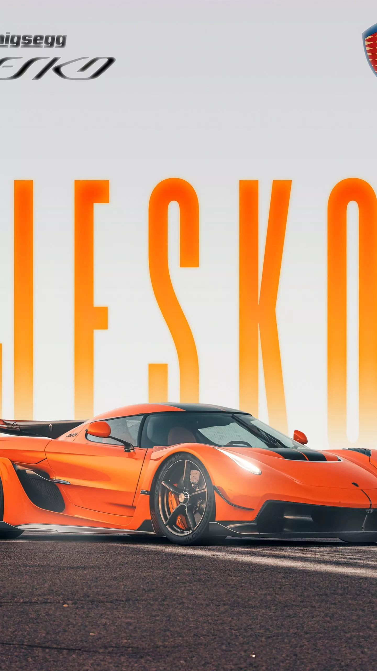 Koenigsegg Jesko Wallpaper 4K, Poster