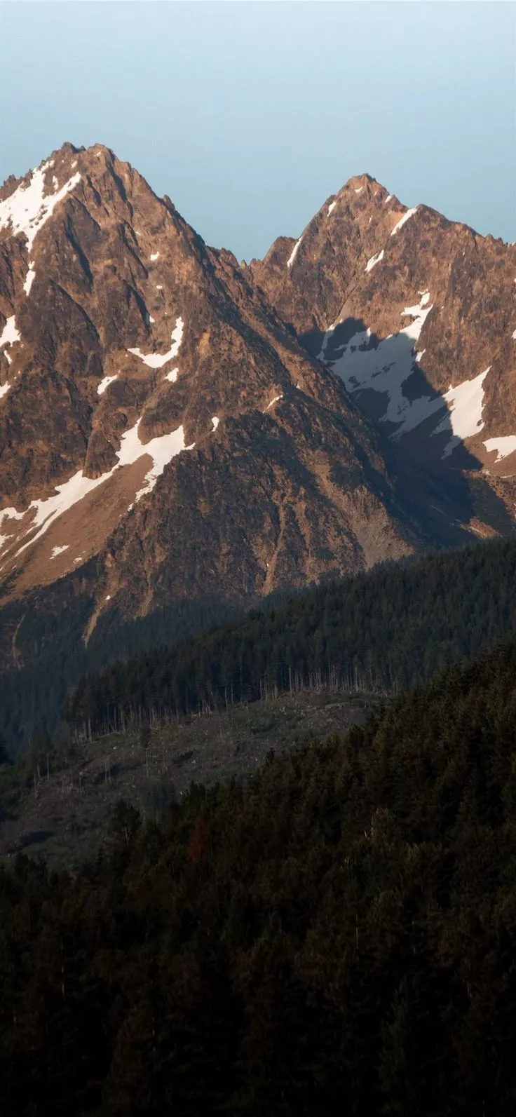 brown mountain iPhone X Wallpaper