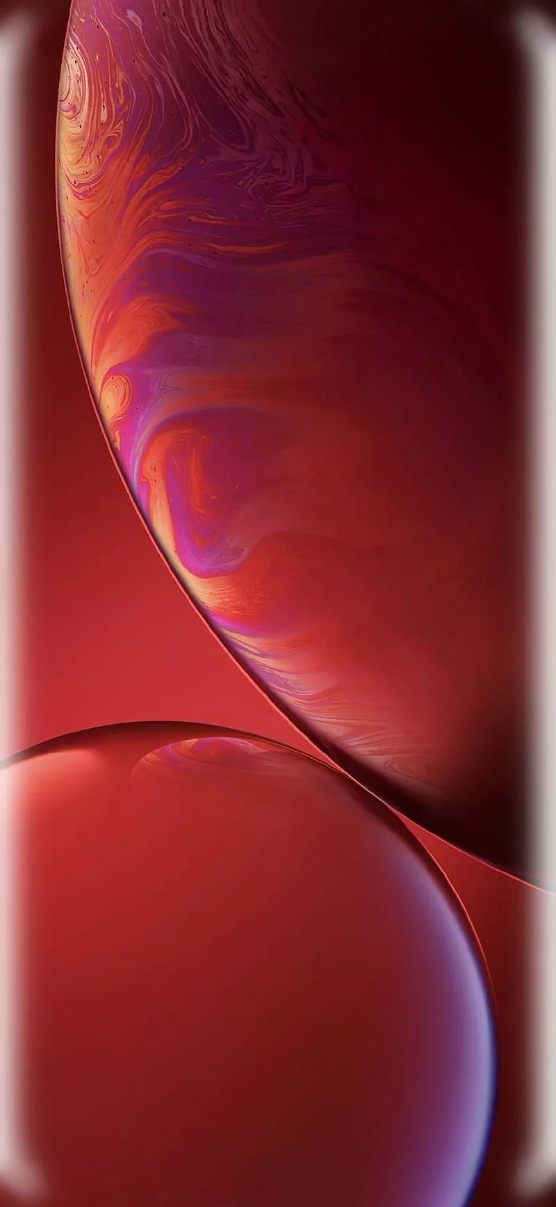 HD iphone xr red wallpaper