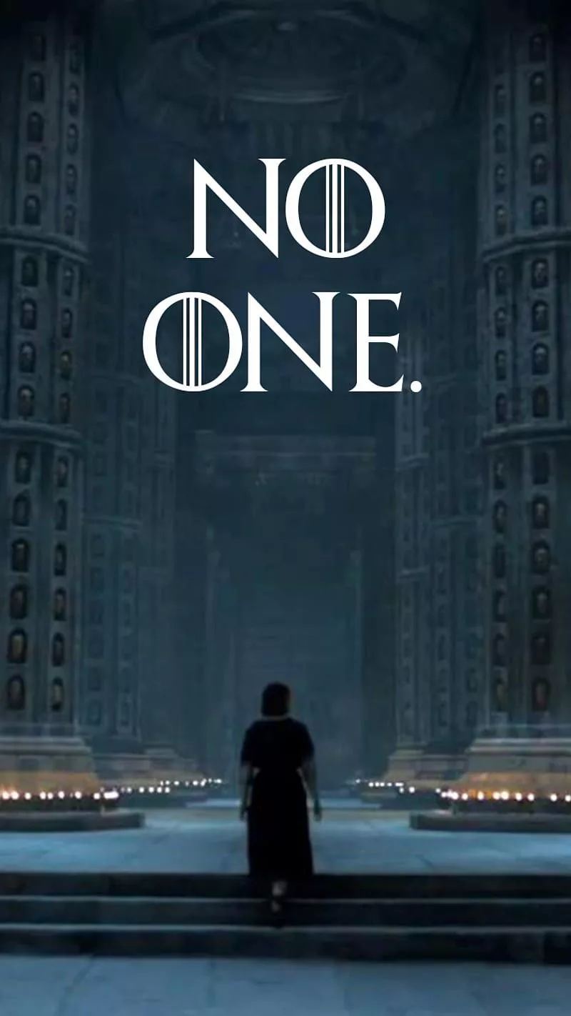 Arya Stark No One, faceless, game