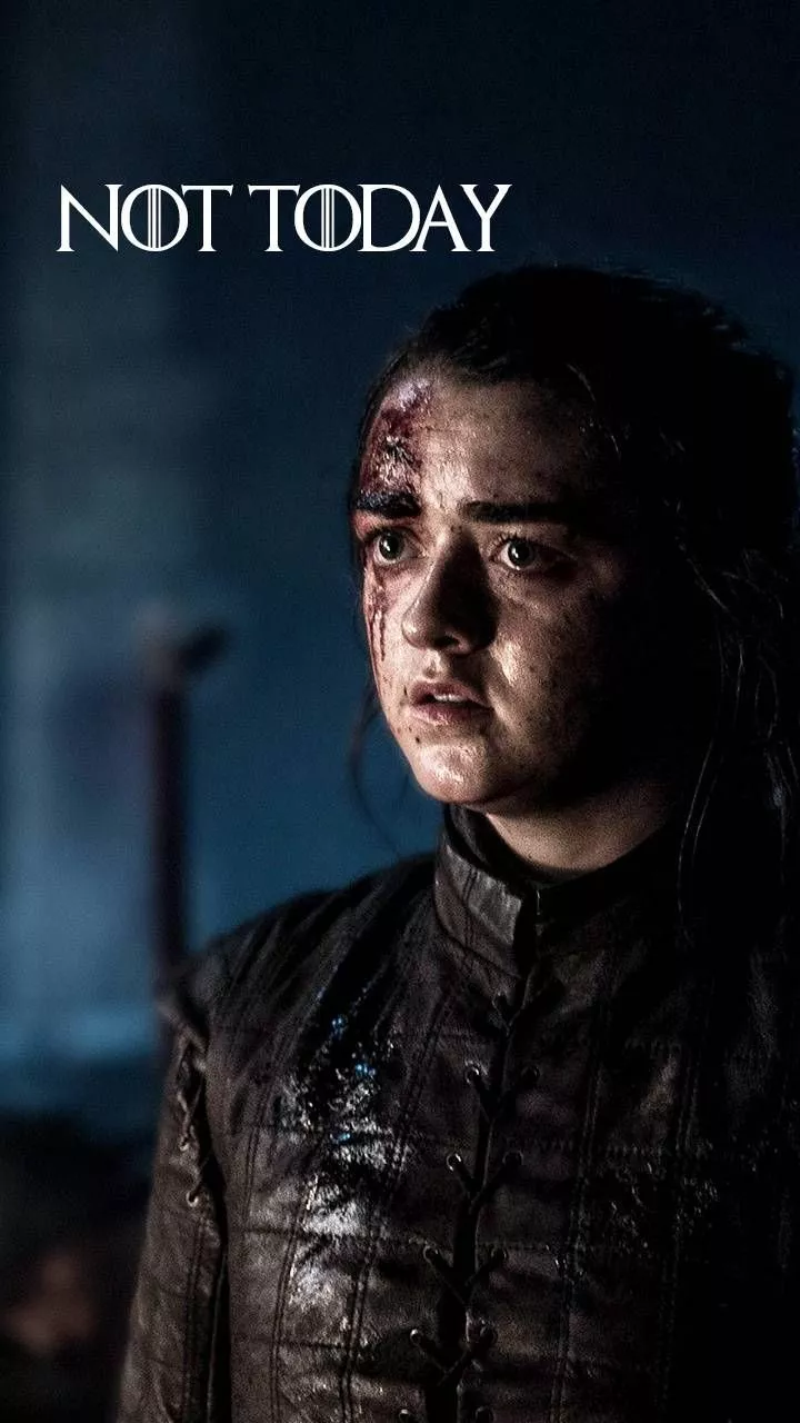 Not today arya stark wallpaper