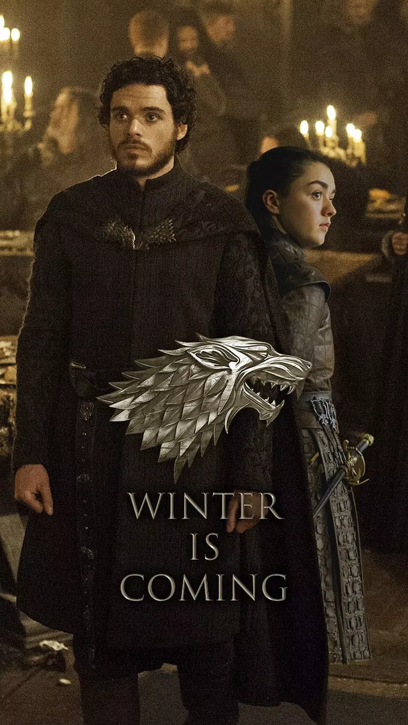 Robb and Arya Stark, arya, arya stark
