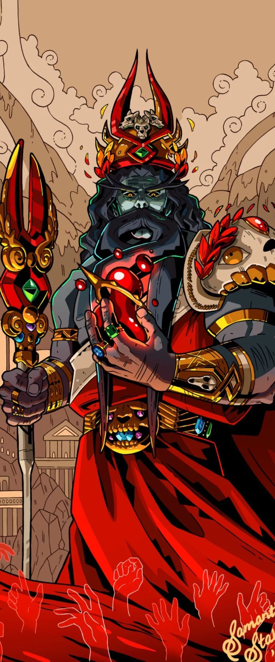 Hades II iPhone Wallpaper