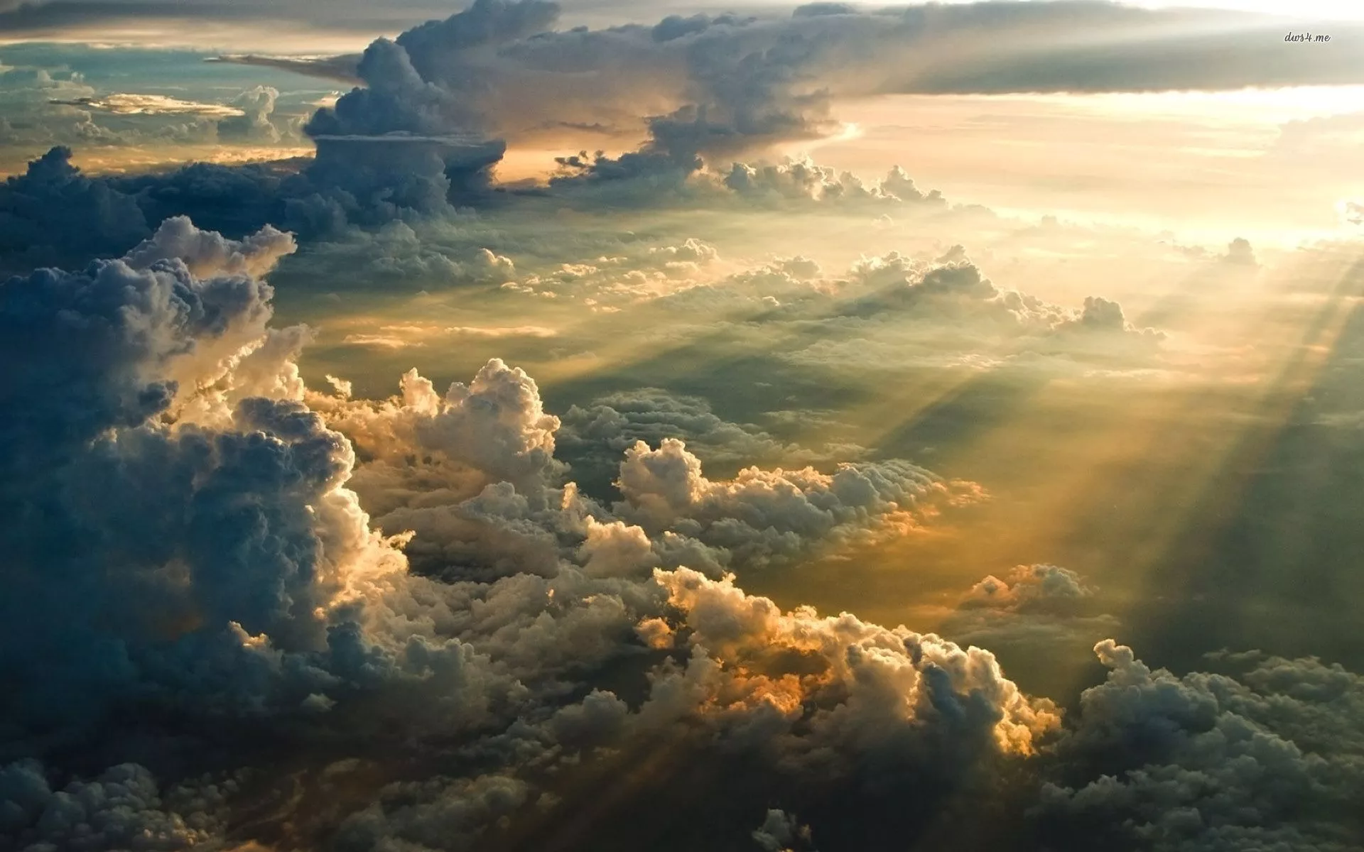 Sky Above Clouds HD Desktop Wallpaper