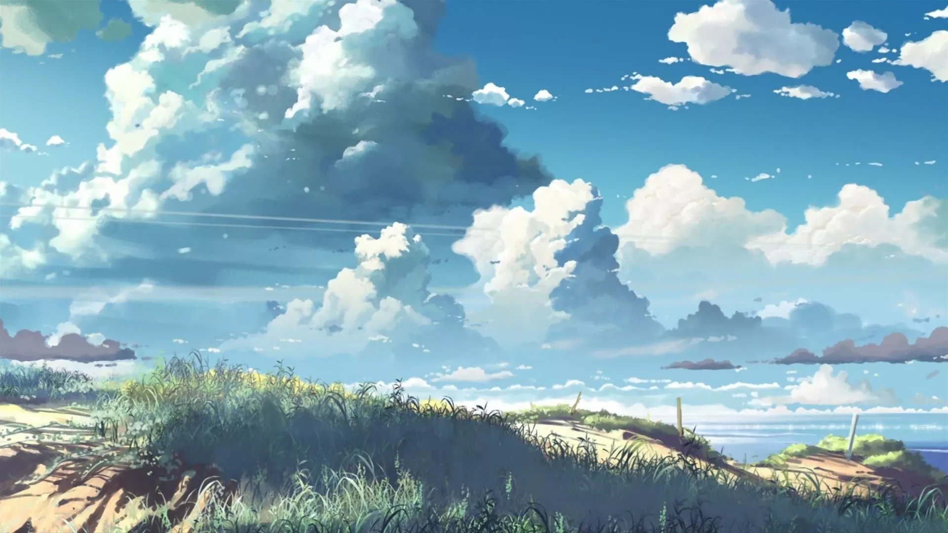 Anime Clouds Wallpaper