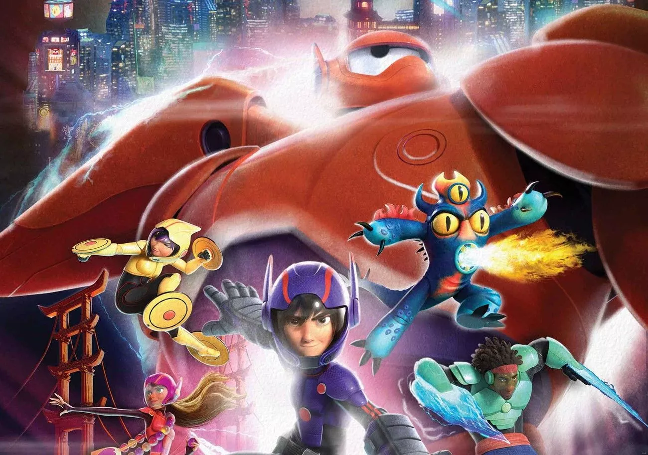 Disney Big Hero 6 Wall Paper Mural