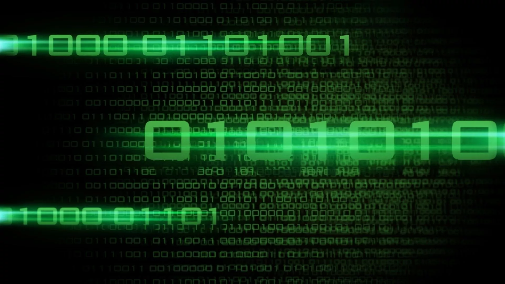Binary Code Bliss: HD Technology Wallpaper