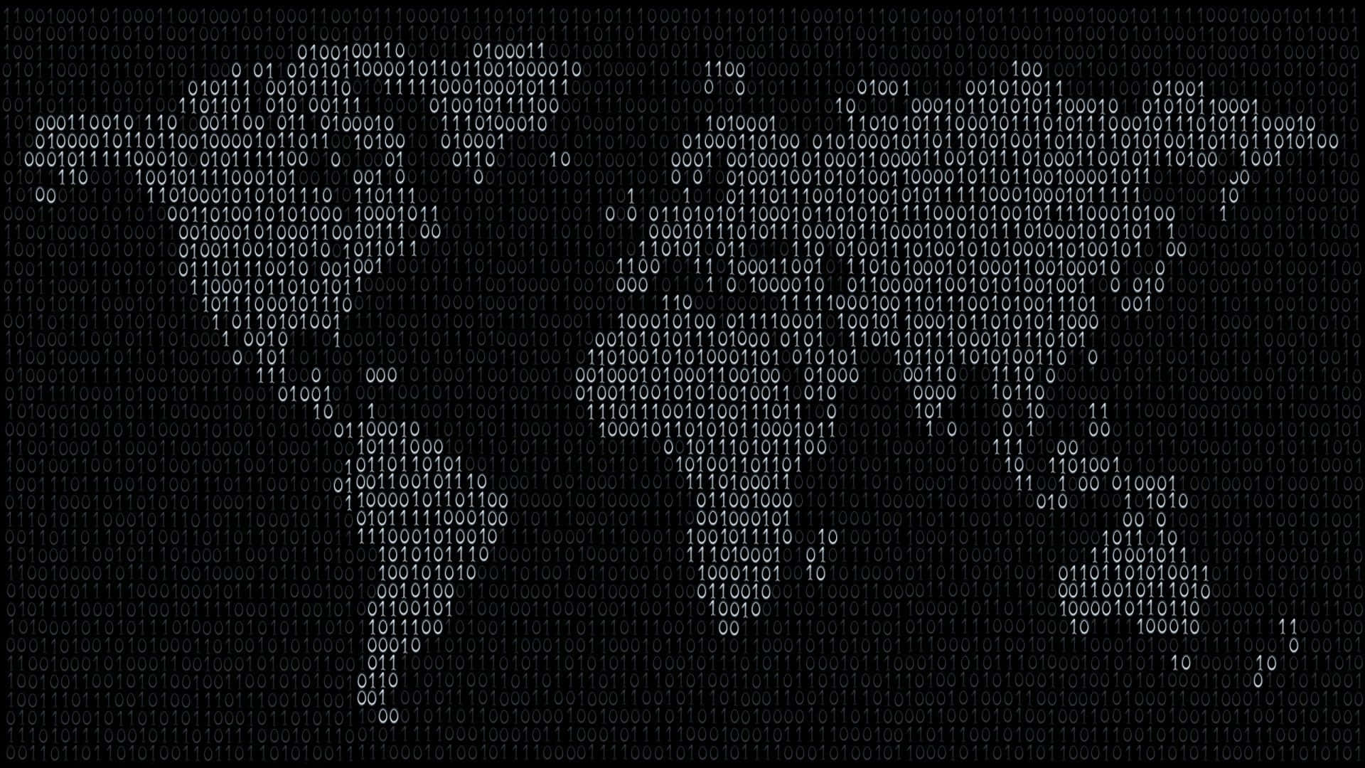 Download World Map Code Wallpaper