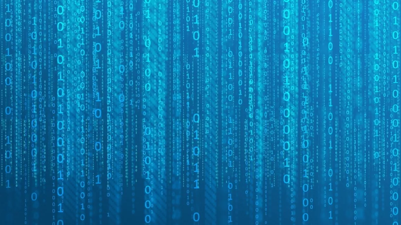 Matrix Numbers Code Background Design