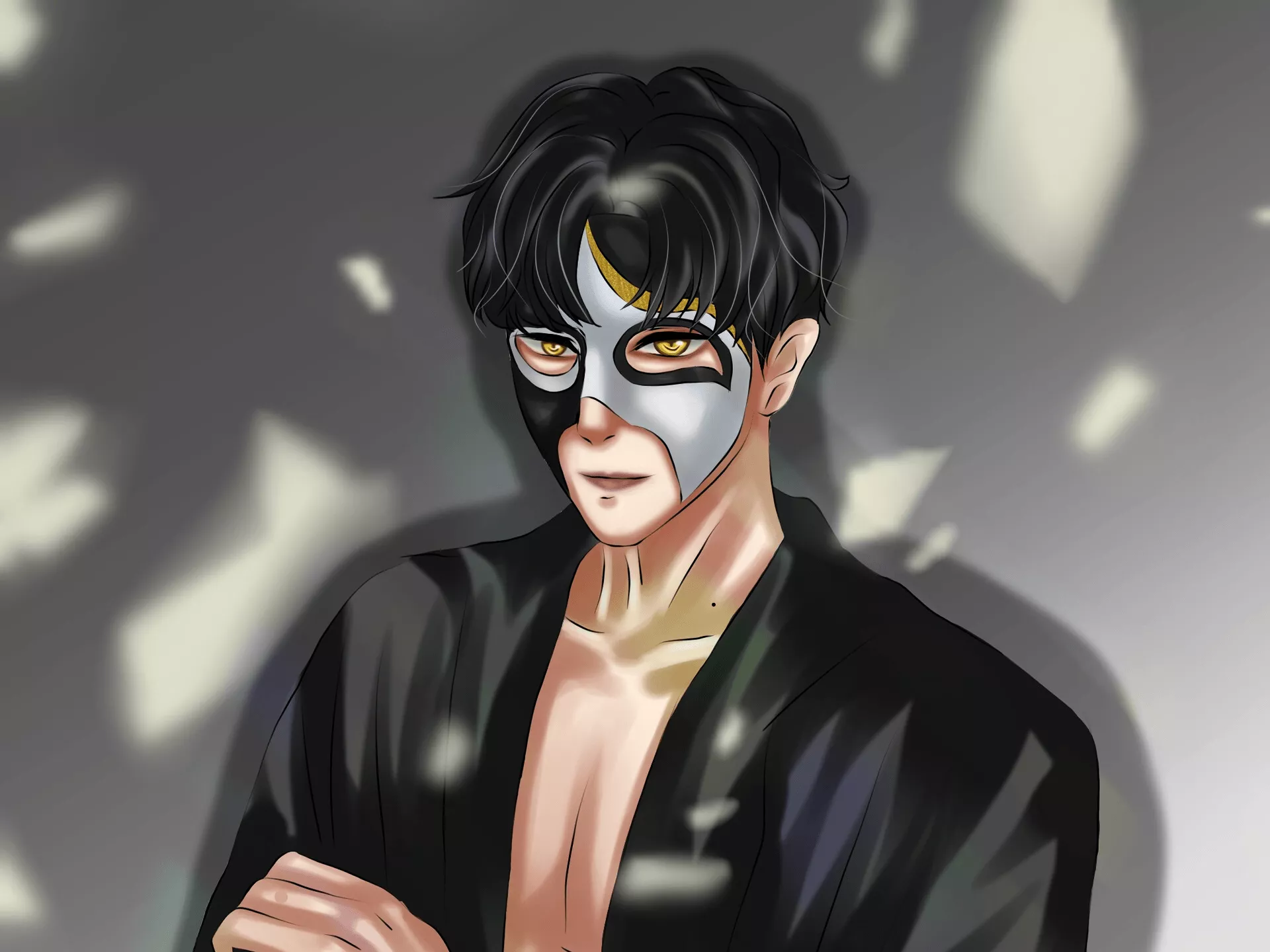 Ahn Jiwon Anime BJ Alex HD Wallpaper