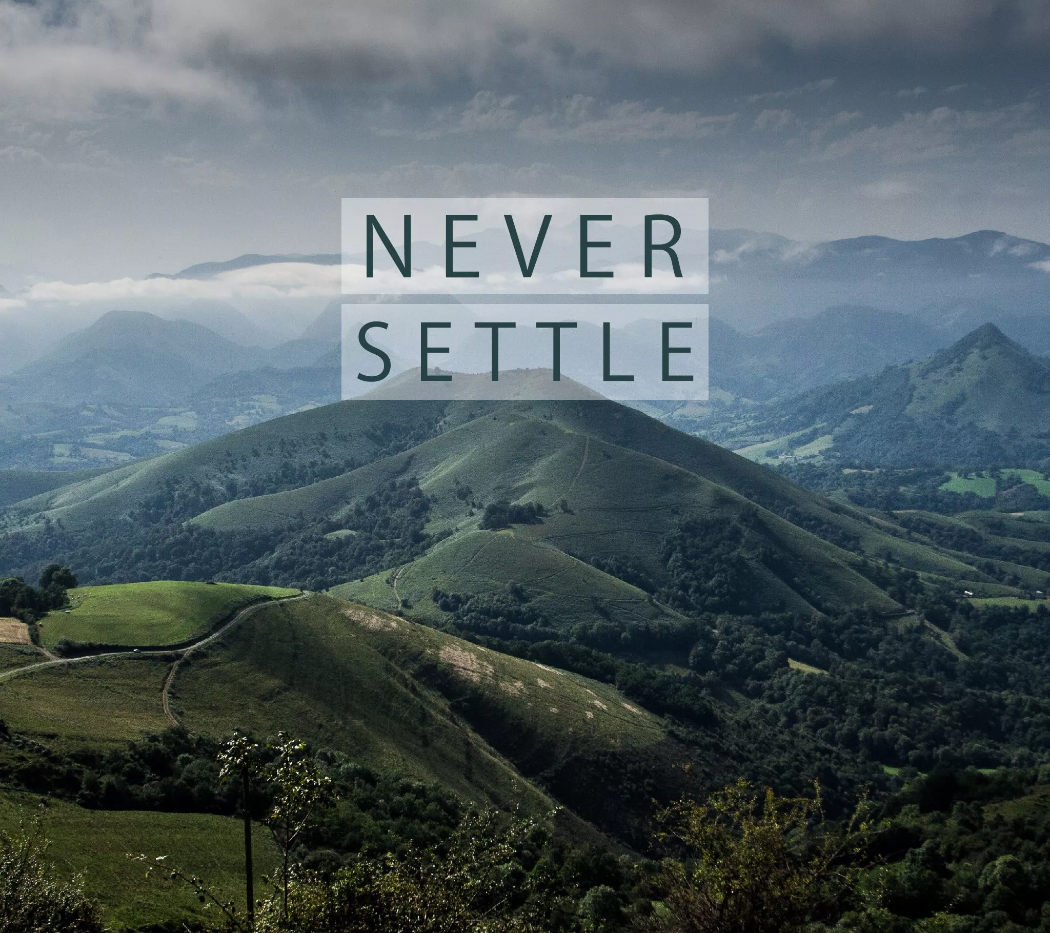 Never Settle wallpaper