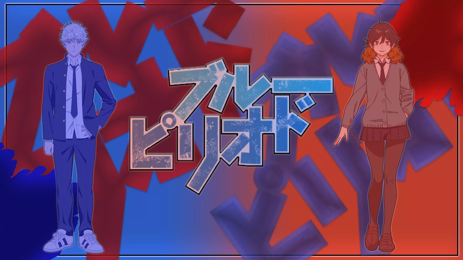 HD desktop wallpaper: Anime, Blue