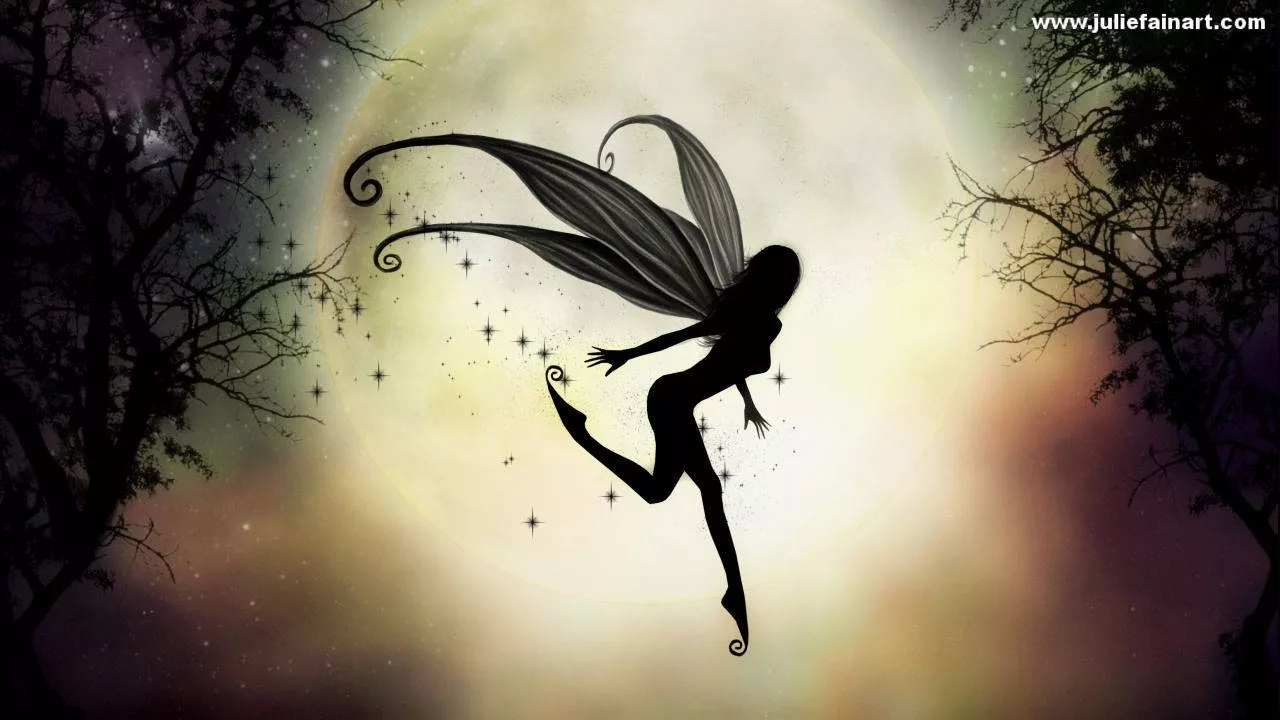 Download free Tiny Silhouette Fairy