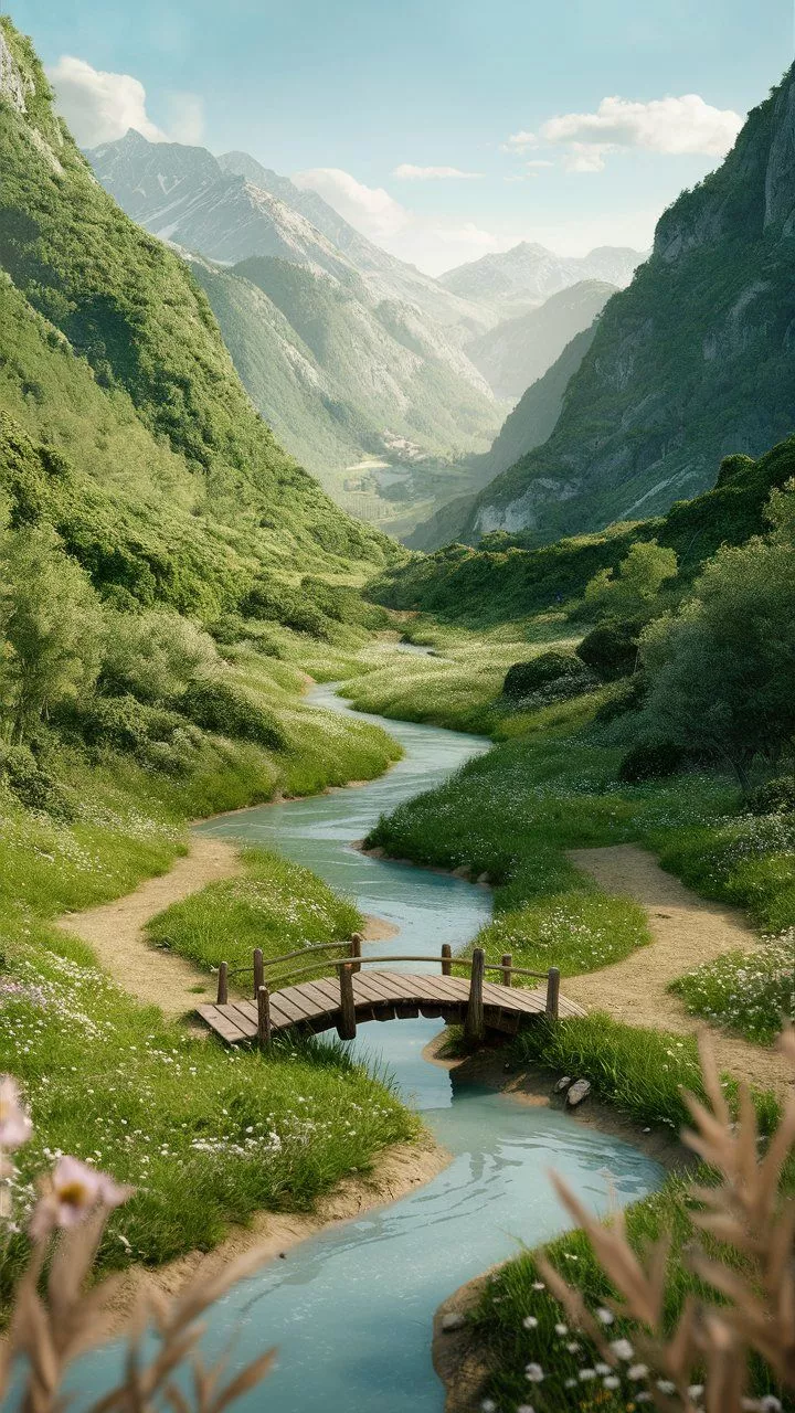 Dive into Nature: 3D Mobile Wallpaper