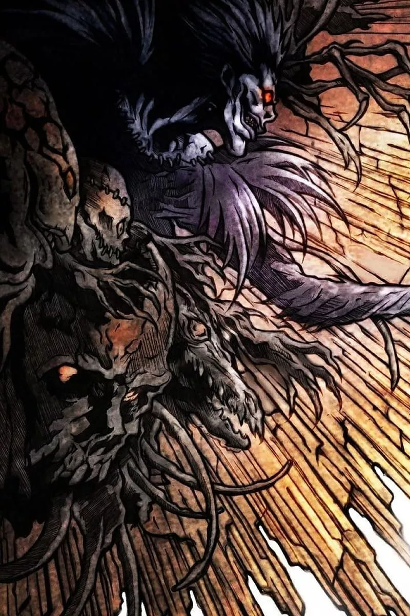 Ryuk, anime, death note, HD phone