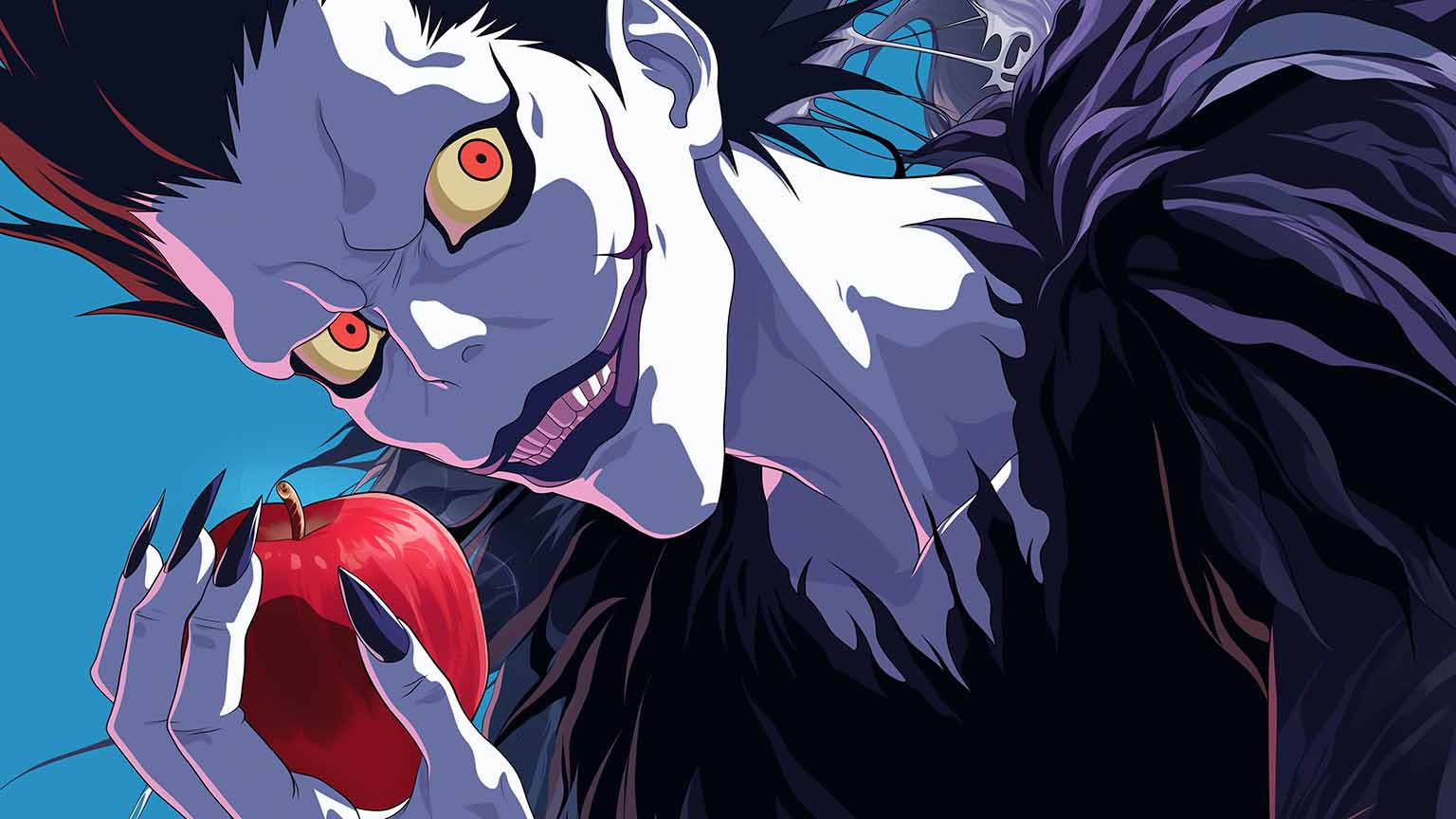 Death Note Ryuk Evil Grin Desktop Wallpaper Wallpaper 4k
