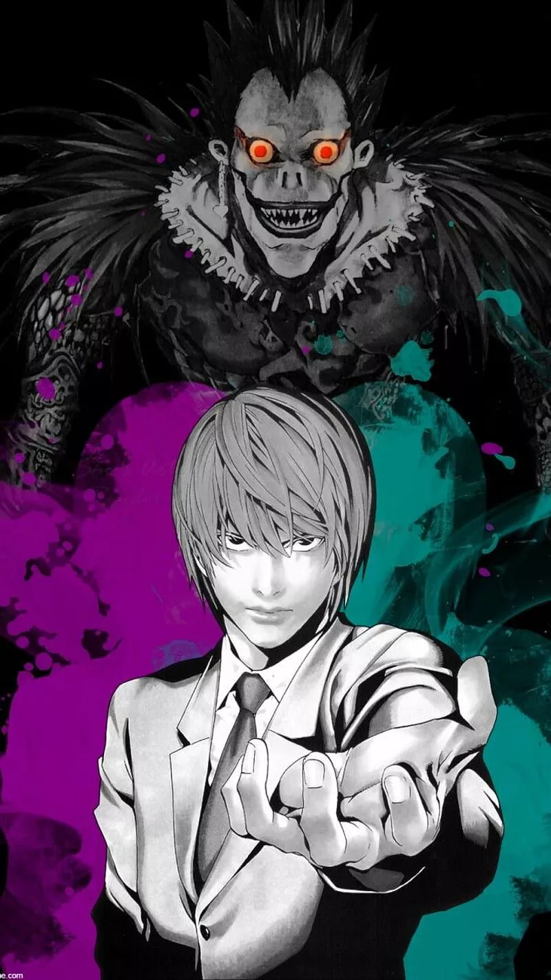 Death note, kira, light, ryuk