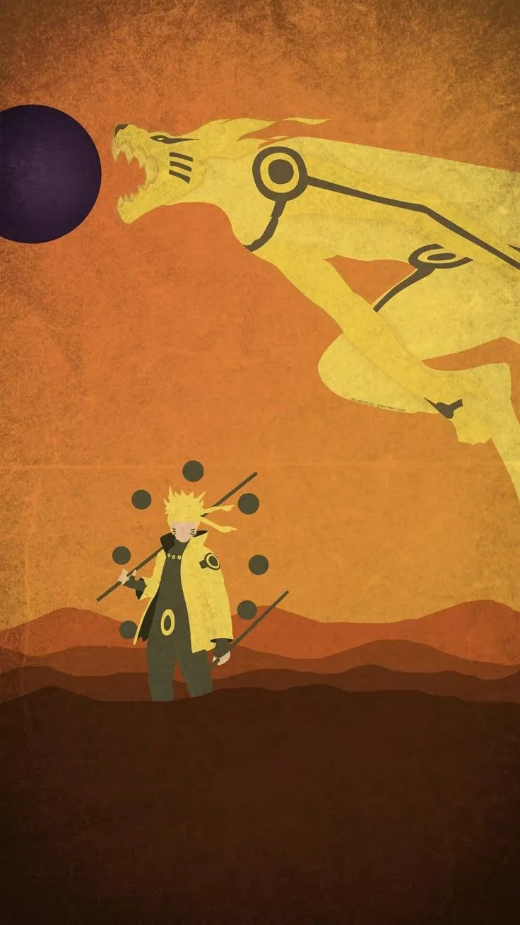 Naruto Minimalist Mobile Wallpaper