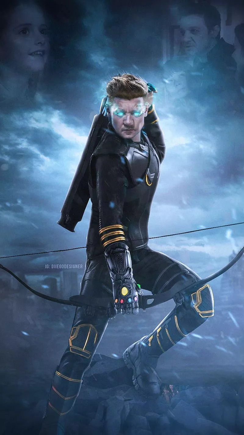 Avengers endgame, hawkeye, metal, HD
