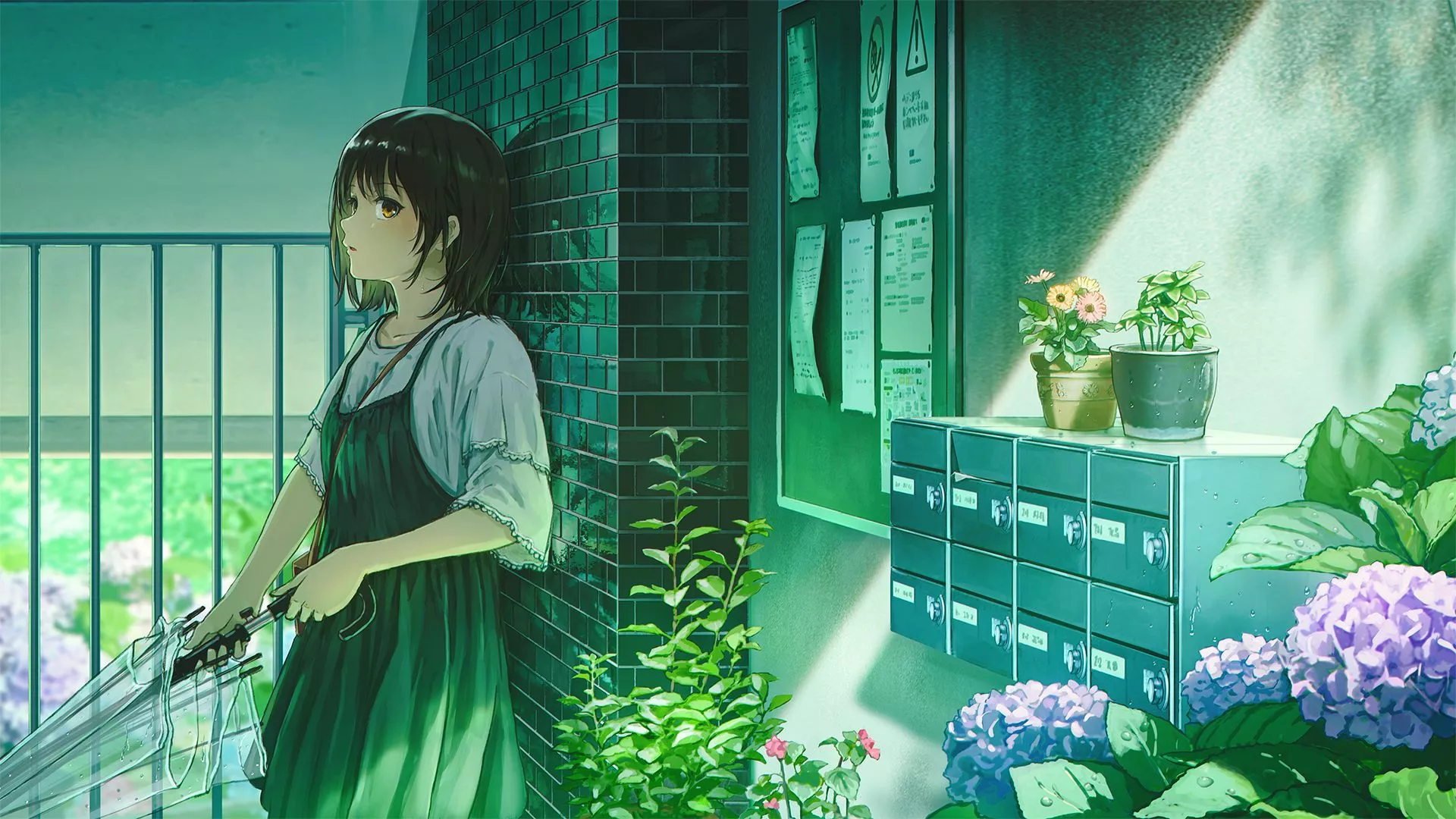 Anime Girl HD Alone Art Wallpaper, HD Anime 4K Wallpaper, Image and Background