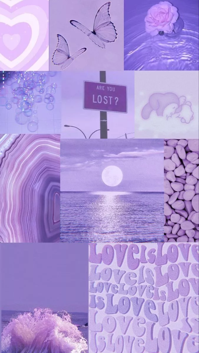 lilac aesthetic wallpaper