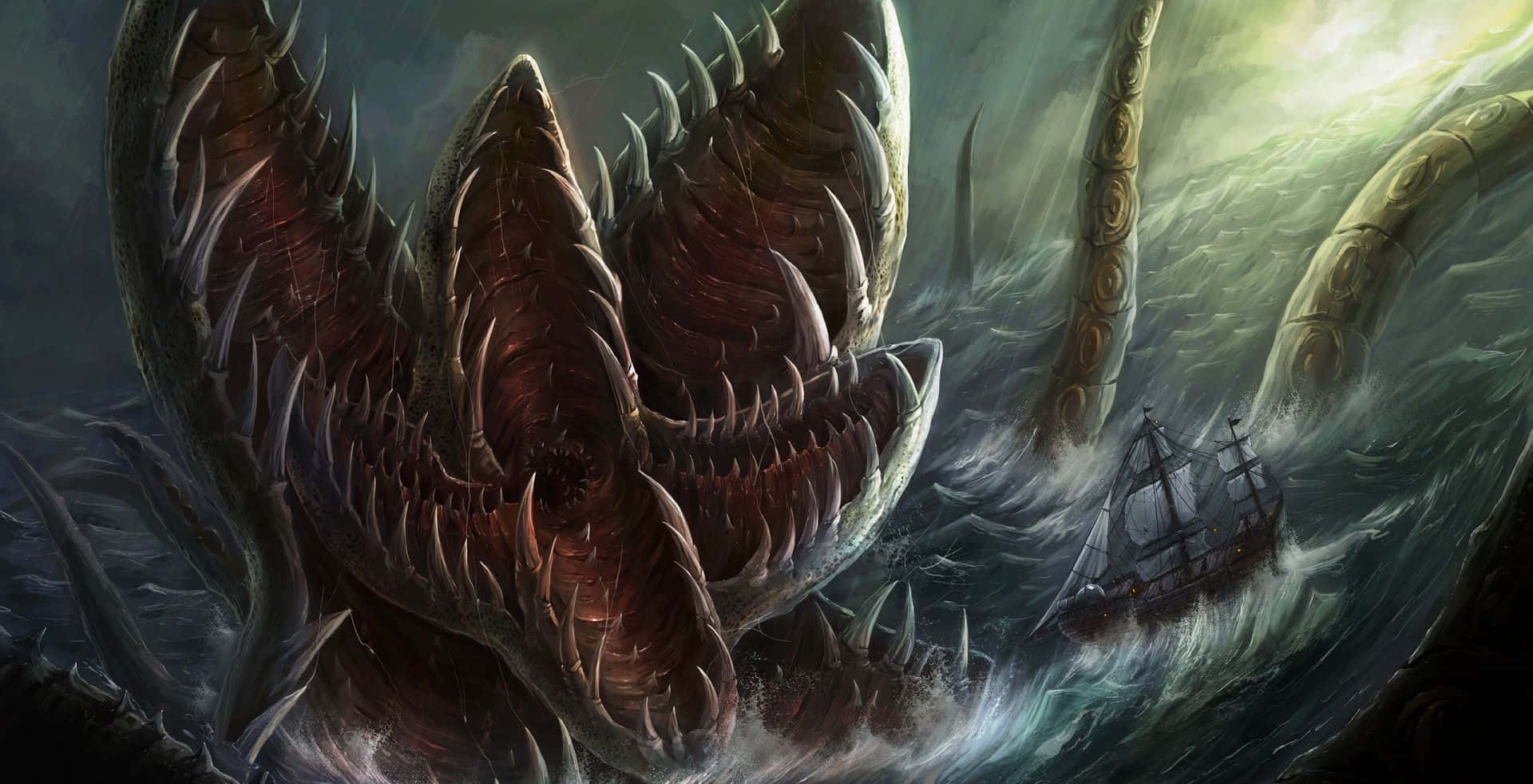Scary Monster Sea Kraken Picture