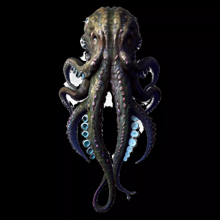 Mythical Kraken Monster Png Oge