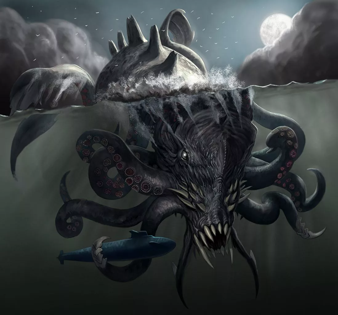 Image Underwater world Monsters Fantasy