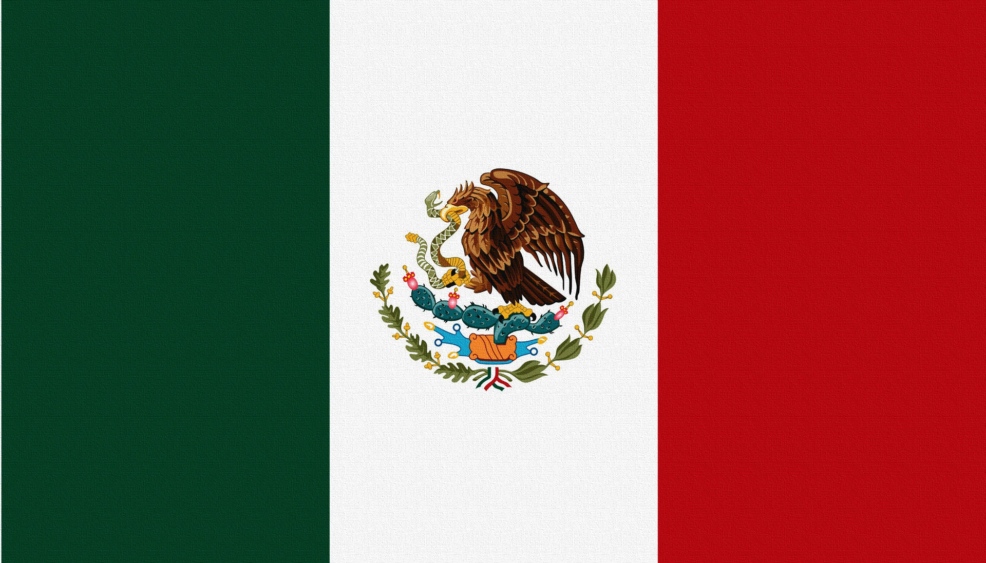 Hd National Flag Of Mexico Wallpaper